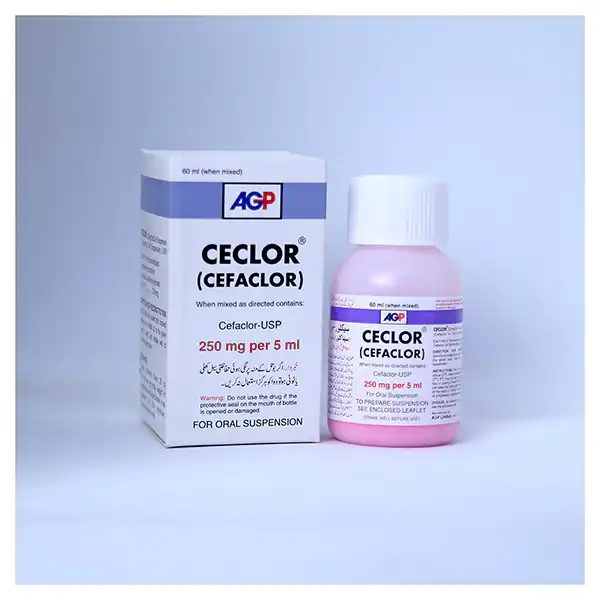 Ceclor 60ml Suspension 250mg/5ml